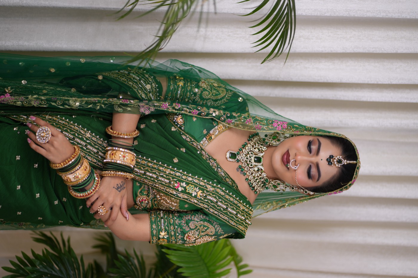 Bridal veil styling