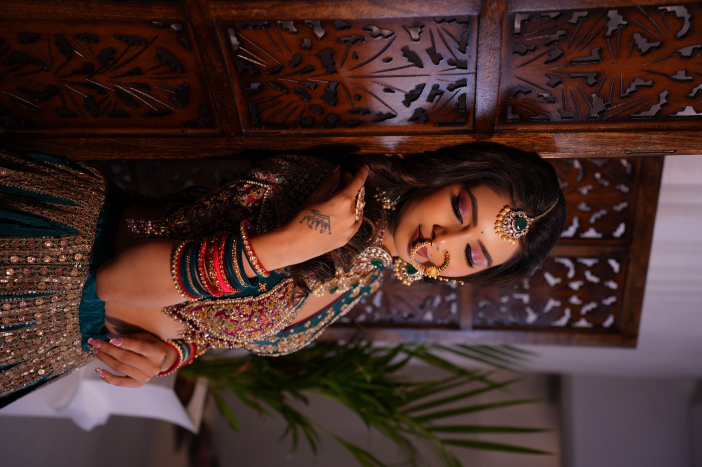 Bridal nath and jewellery