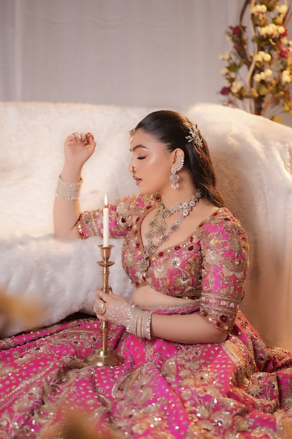 Engagement makeup session